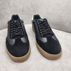 Section X Sneakers Men's 13 Black Leather Suede Austin Dressy Casual New $100